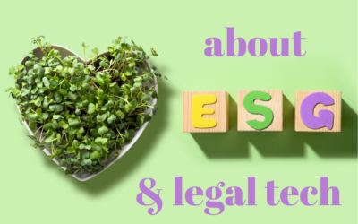 Legal Tech & ESG
